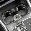 ABS Carbon Fiber Car Center Water Cup Holder Cover Decoration For BMW 3 G20 G28