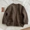 Imitation Lamb Wool, Coat, Women's, Fleece, Warm, Baseball Jacket, Top
