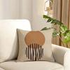 Boho Matisse Coral Lines Cushion Cover Reversible Plush Pillow Cover Soft Fluffy Home Decor for Sofa Bedroom