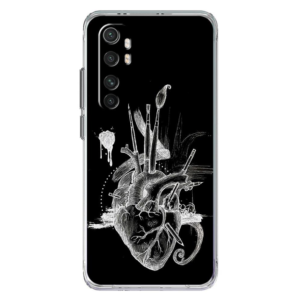 Cardiovascular Model Heart Phone Case For Xiaomi Mi Poco X6 X5 NFC X3 F6 F5 Pro F4 F3 15 14T 14 13T 12T 12 13 Lite 11 Cover