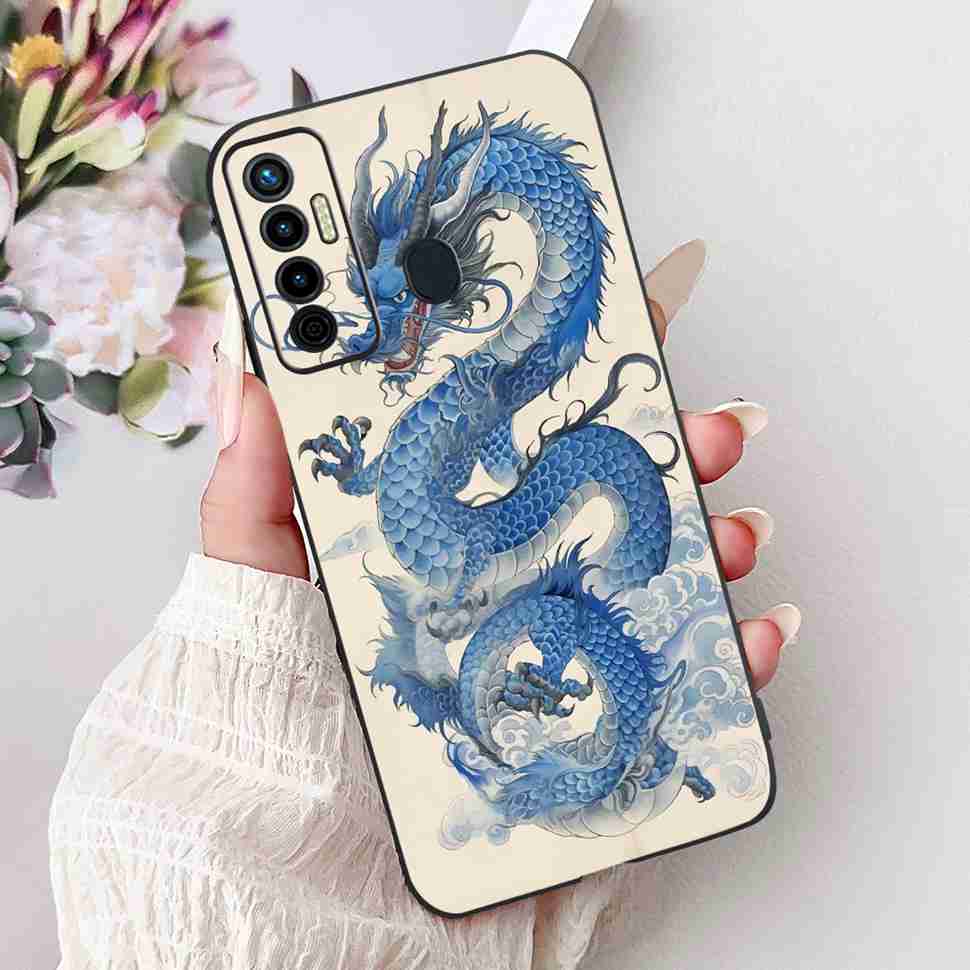 Cute Cat Cover For Tecno Camon 17 Case CG6 CG6j Silicone Soft Protection Shell For Tecno Camon 17 Camon17 Back Cover Casing 6.6"
