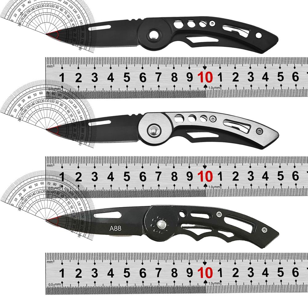 Sharp Stainless Steel Pocket Folding Knife Portable Lightweight Outdoor Camping Hiking Fruit Knife Peeler Survival Tool