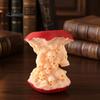Creative Resin Sculpture 3D Printed Apples Skull Figurine, Spooky Skeleton Artistic Craft Collectible Sculpture, Halloween Gothic Desktop Decor,