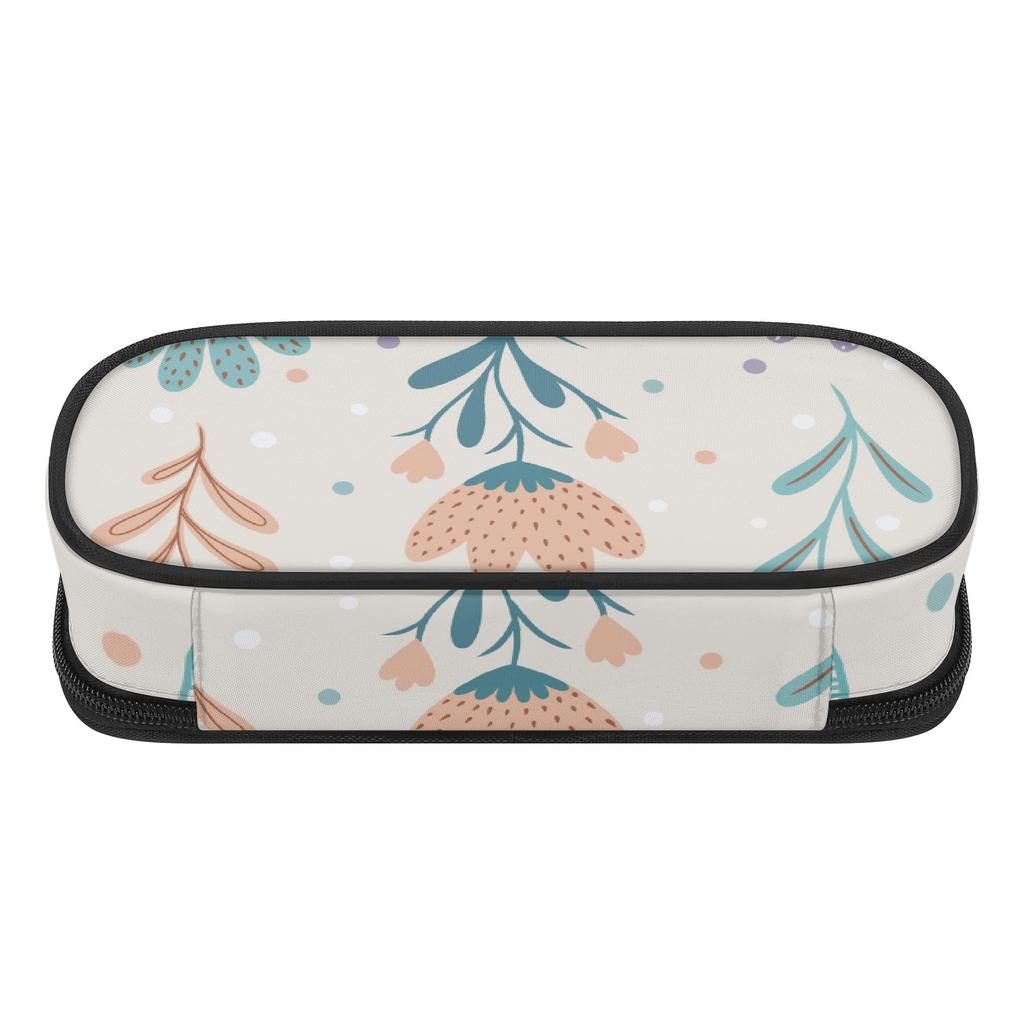 Pen Case Smooth Zipper High Capacity 300D Polyester with Pen Slot Board Mesh Pocket and Large Storage Section for Boys Girls