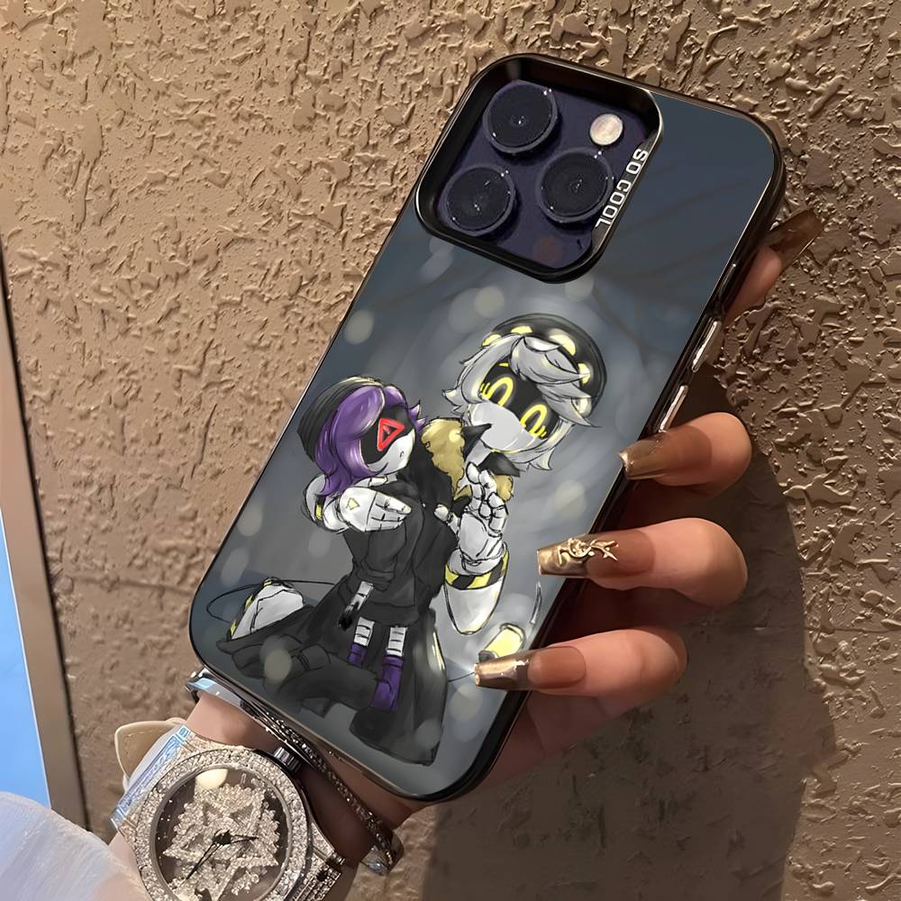 M-Murder Drones Uzi N V J Pouzdro na telefon Pro iPhone 17,16,15,14,13,12,11,Pro,XS,Max,Plus,Mini,SE4,E Černý Matný Nárazuvzdorný Kryt