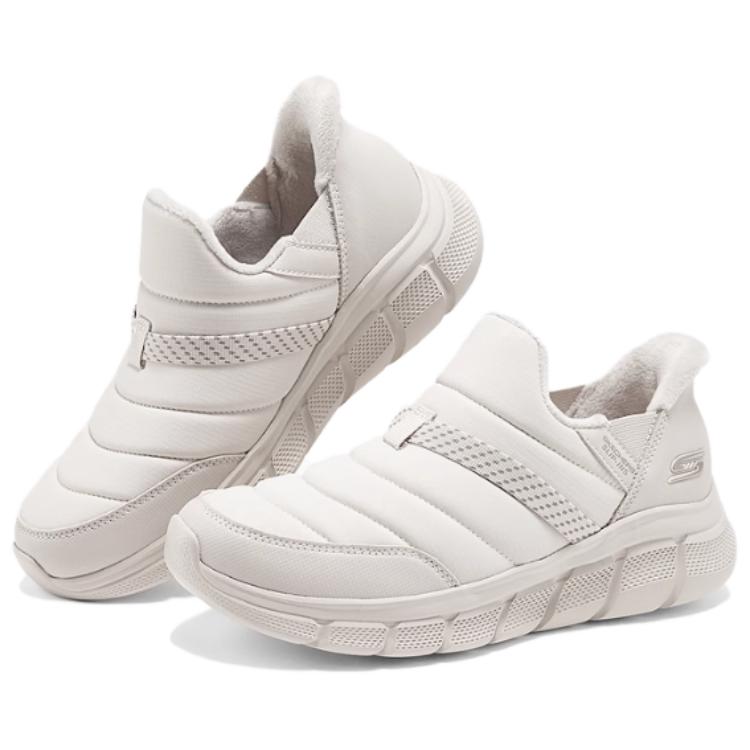 Skechers Bobs Sport Comfortable Simple Low-Top Casual Shoes Women Sneakers White 117506-NAT