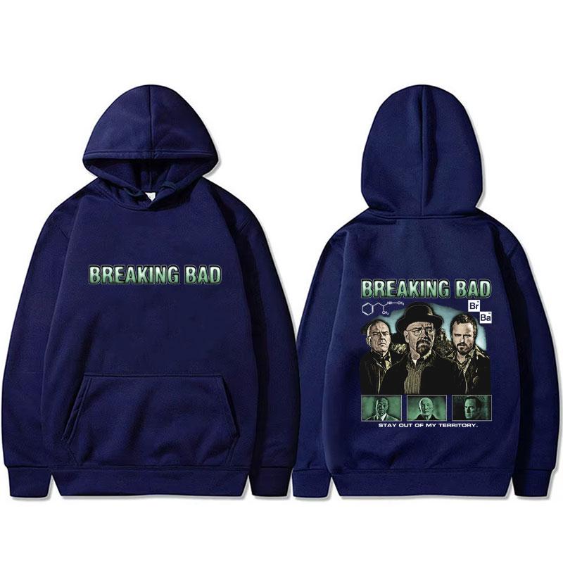Heisenberg TV Breaking Bad Stay Out of My Territory Hoodie Better Call Saul Hooded Tracksuit Men Women Hoodies
