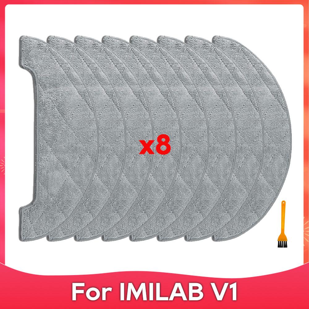 Fit For IMILAB V1 Robot Vacuum Cleaner Replacement Spare Parts Accessories Main Brush Side Brush Hepa Filter Mop Pad Dust Bag