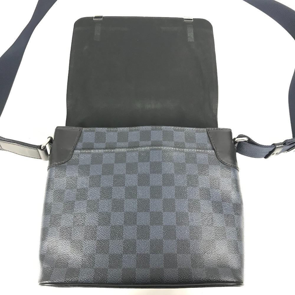 Louis Vuitton N50005 District PM Shoulder Bag Damier Cobalt Canvas