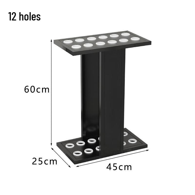 Zhai Wan Jia 12-Hole Billiard Cue Rack