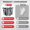 Indoor Outdoor General Purpose Cable Tie Buckles Releasable UV Resista 50Pcs Nylon Cable Zip Self Locking Heavy Duty Zip Ties