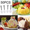 50pcs/pack Plastic Disposable Mini Shovel Spoon Potted Ice Cream Cake Spoon for Kids Dessert Tea Coffee Spoons Party Supplies