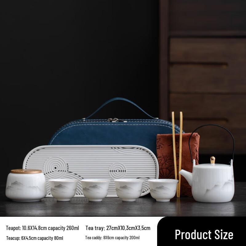 MUTTI Portable Ceramic Travel Tea Set