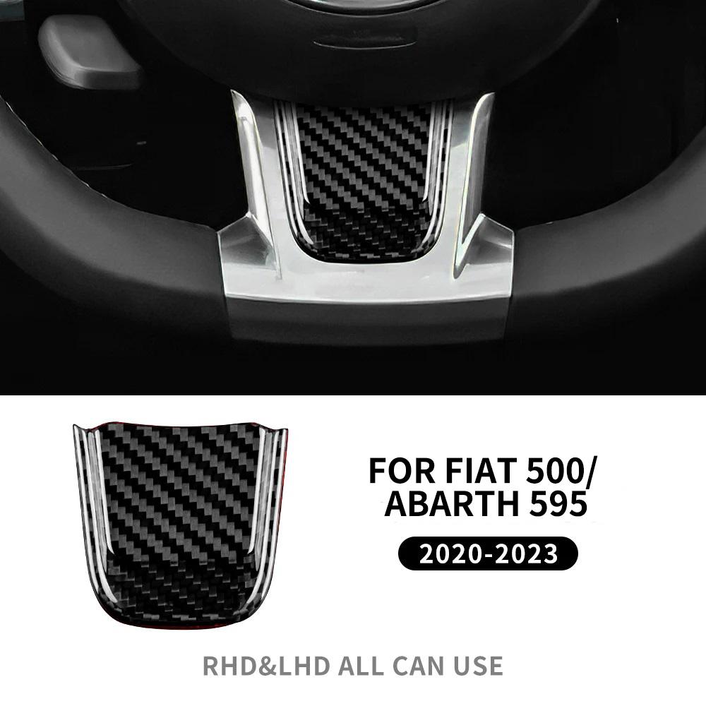 Real Hard Carbon Fiber Sticker For Fiat 500 Abarth 595 695 2008-2013 2014 2015 2016 2017 2018 2019 2020 2025 2025 2025 Car Decor