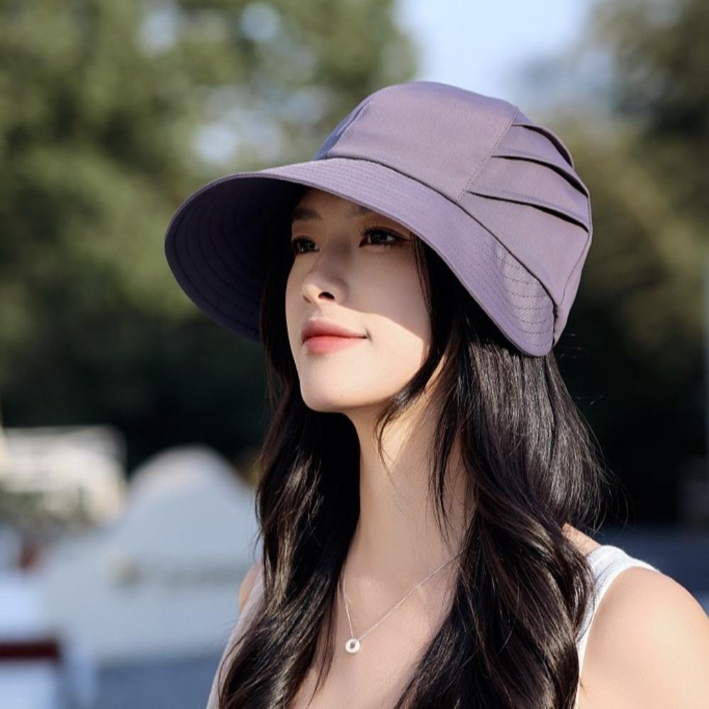

Anti-Sun Peaked Cap Adjustable Beach Hat Fashion Sunscreen Hat Outdoor Sports чорний