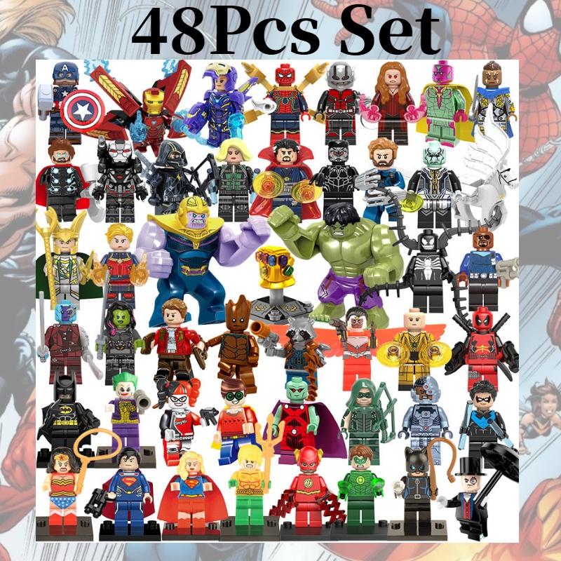 High-quality Abs Plastic Superhero Moc Building Blocks Toy Set Diy For Kids