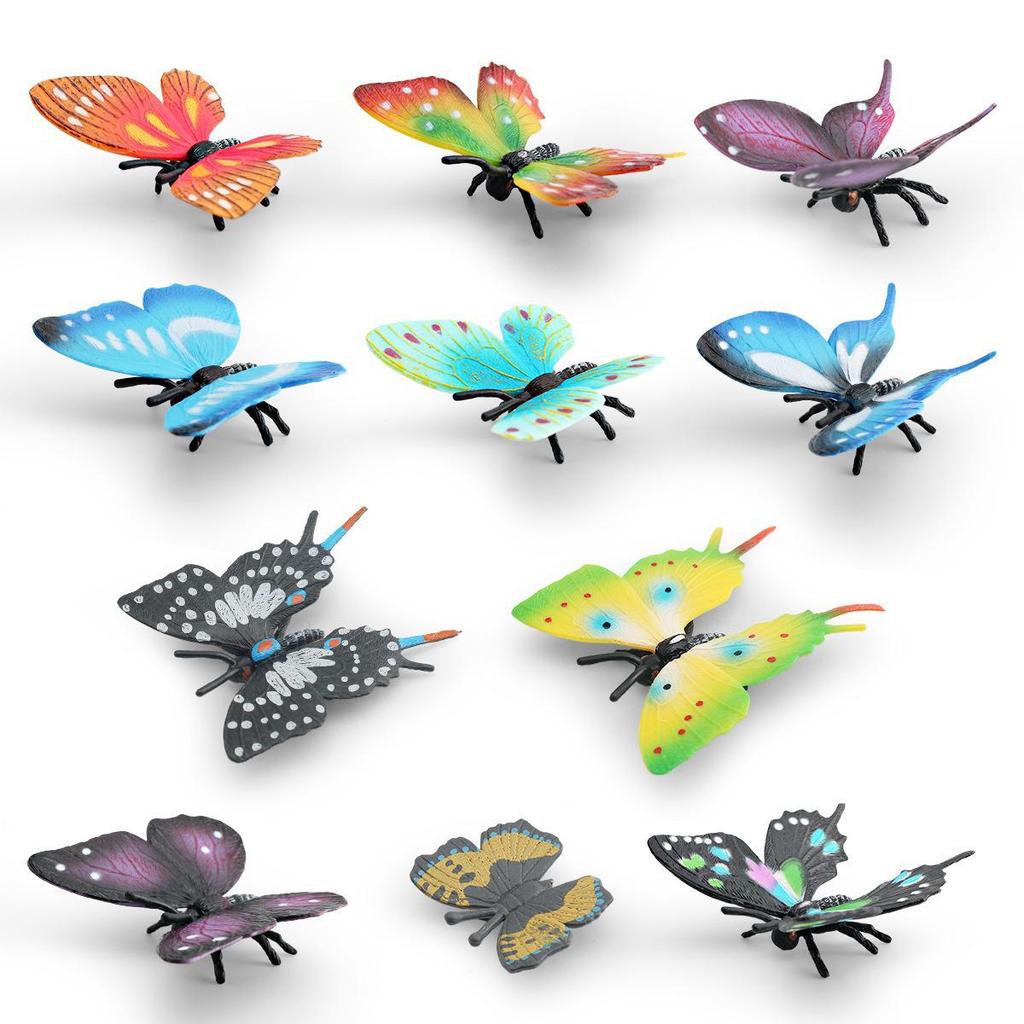 Colorful Swallowtail Butterfly Model for Children's Cognitive and Scene Decoration