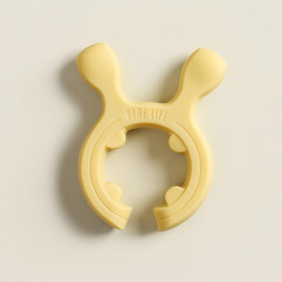 3 Stück Silikon Topfgriff Hitzebeständig Spatelhalter Rutschfest Utensilienklemme Anti-Überkochen Überlauf Dampföffnung Küchenorganisator Kochzubehör