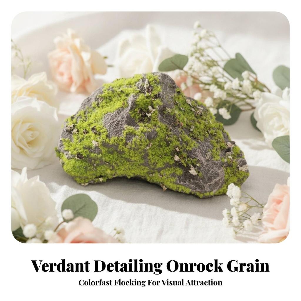Faux Moss Rock Lifelike Artificial Irregular for Photographers
