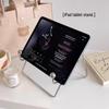 Sleek Metal Desktop Reading Stand - Portable Book Rack