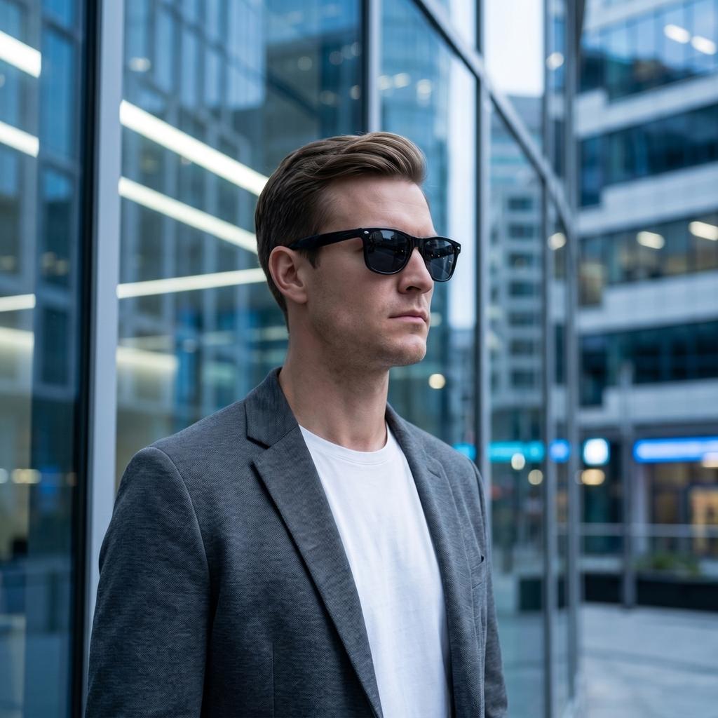 Intelligente mehrsprachige Übersetzungs-Bluetooth-Sonnenbrille Echtzeit-Sprachübersetzung Musik Anrufe Intelligente Brille