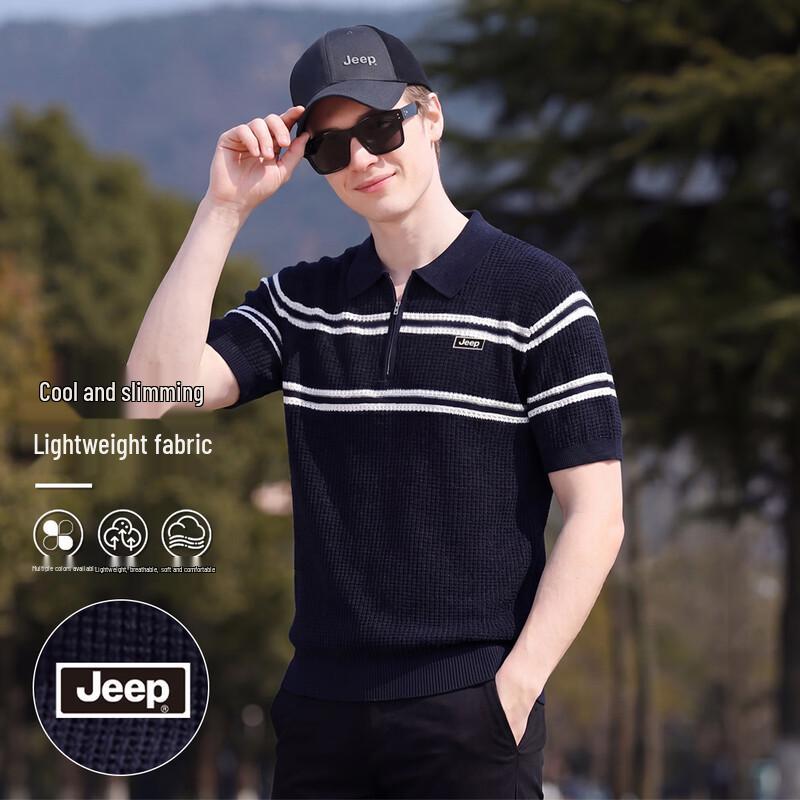 JEEP Men s Summer Casual Polo Shirt 3XL