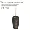 Silicone Flip Folding Remote Key Shell Car Key Cover 3 Buttons For Ford Focus Mondeo Fiesta 2013 Fob Auto Case