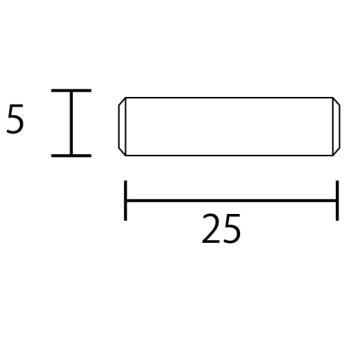 Best Shelf Insert Dowels, Straight, 5mm, 20 Pieces, N-274