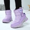 Anti-slip Shoes for Children, Padded Snow Boots, Thick-soled Warm Shoes