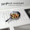 Fast Drying Kitchen Accessories Diatomaceous Dish Mat, Collapsible Absorbent Drain Pad, Countertop Pad Heat Resistant Multipurpose for Practical Gift