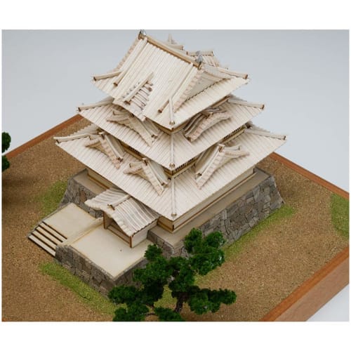 Woody Joe 1/150 Uwajima Castle Wooden Model Assembly Kit