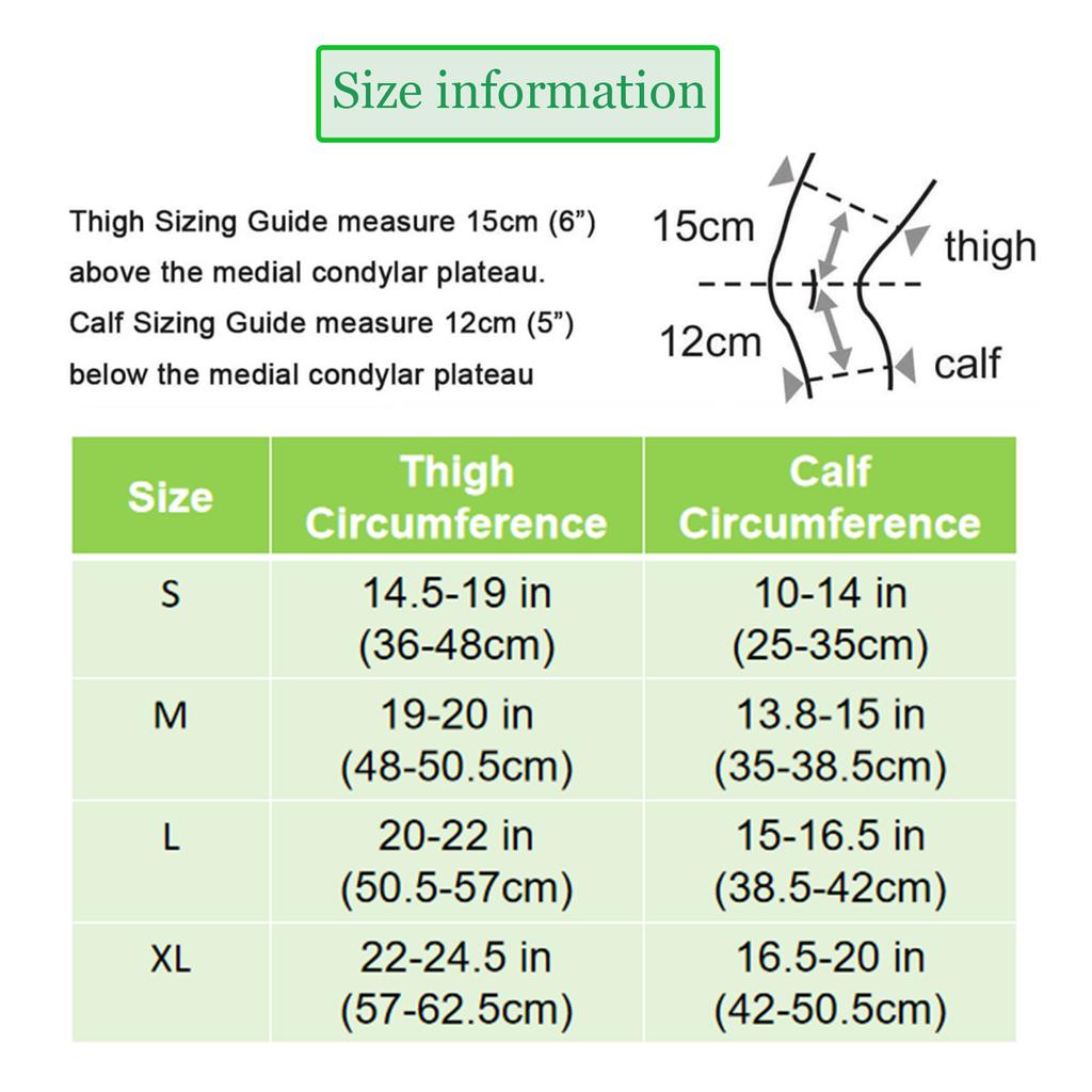 Dubbel upprätt OA-avlastande knäskydd för mild till måttlig knäartros, ACL, MCL, PCL, LCL samt medialt och lateralt stöd