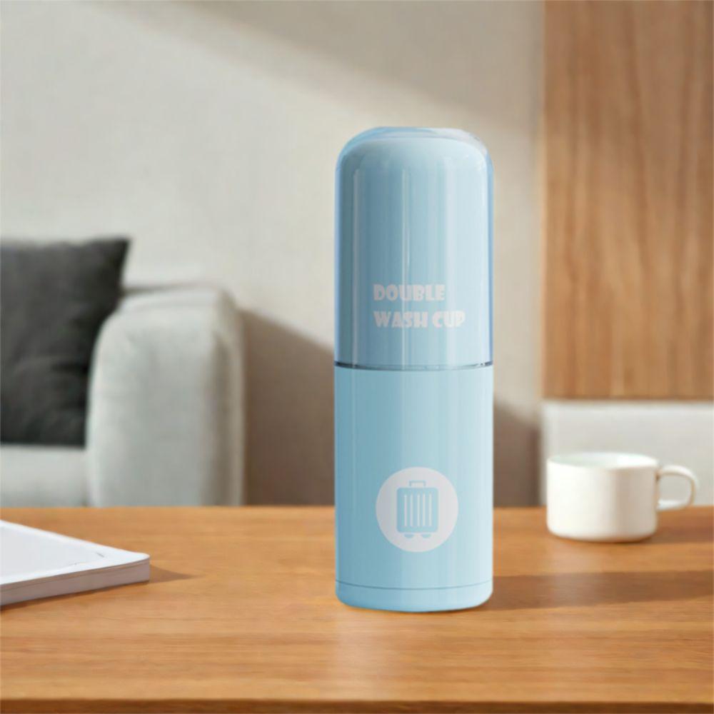 Plastic Travel Wash Set Multi Functional Travel Storage Box Hygienic Portable Wash Cup  Daily Use