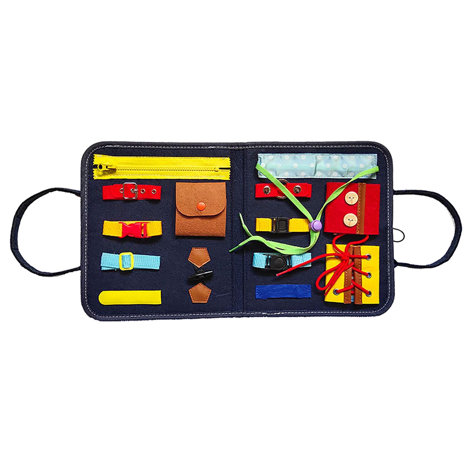 

Busy Board Educating Toys For Toddlers Foldable Sensory Toys Educational Toys
