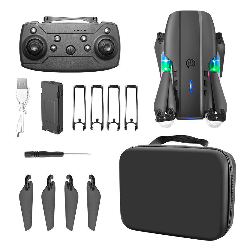E88D Foldable Drone with Lights & Remote Control - E99D Kids' Aerial Photography Toy Aircraft
