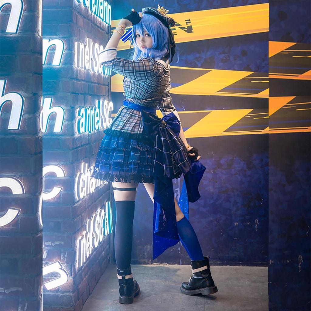 Hololive Suisei Hoshimachi Cosplay Halloween VTuber Idol [mléčný čas]