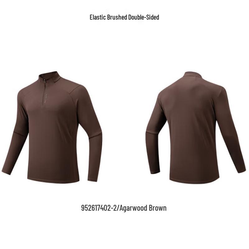 

ANTA Men s Half-Zip Stand Collar Sweatshirt M
