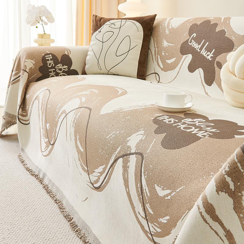 Chenille Sofa Towel Four Seasons Universal Sofa Cover Cloth All-Inclusive Sofa Cover Dust Cover One-Piece Sofa Cushion
