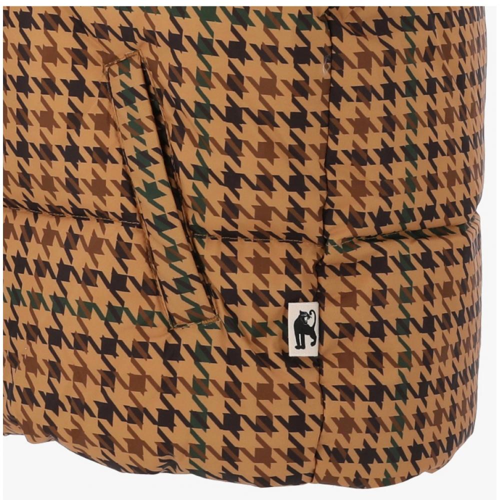 Mini Rodini 2471013213  Houndstooth Aop City Puffer  Houndstooth Aop City Puffer Kids Jacket