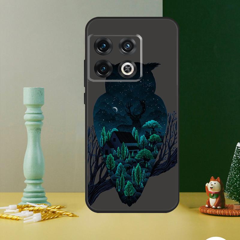 Owl Deer Magic Phone Case For OnePlus 13 13R 12 12R 11 9 10 Pro 8T 9RT 10T 10R Nord 4 CE 2 3 Lite N20 N30
