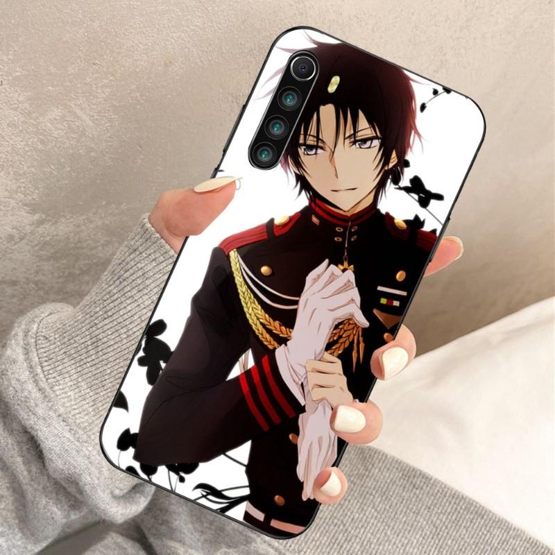 Kreslený kryt na telefon Guren Ichinose pro Xiaomi Redmi Note 11 10 9T 8 7 Pro Redmi 10 9 9A 9C 8 7 6 Měkký černý kryt na telefon