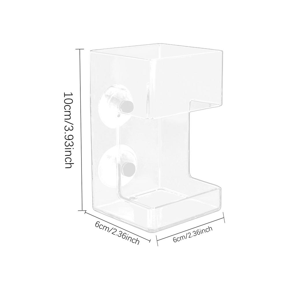 Transparent Square Round Aquarium Feeder Bowl Fish Feeder Aquarium Feeder Food Dispenser Fish Shrimp Feeder with Suction Cup