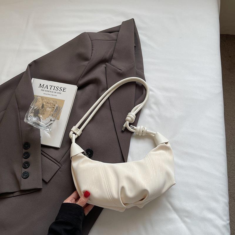 

Нишевая сумка женская новая летняя универсальная сумка-мессенджер сумка-пельмень модная на плечо подмышку сумка-круассан