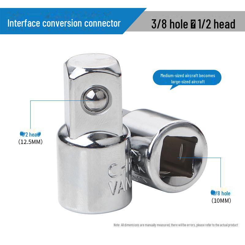 Socket Adapter - 1/2\" To 3/8\" To 1/4\" Universal Conversion Connector