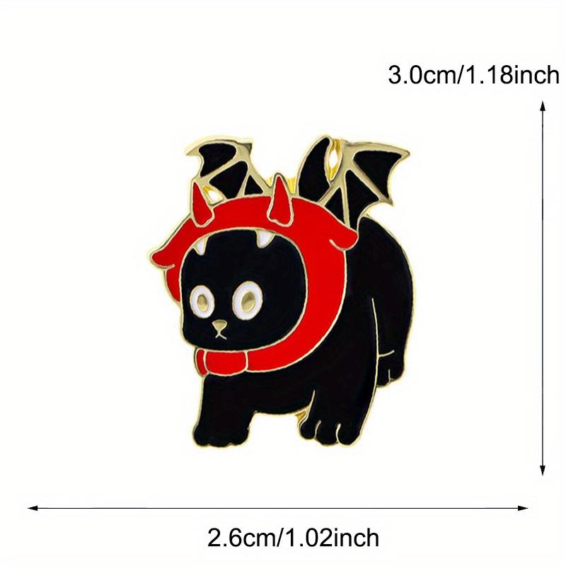 Fun Halloween Angel Pig Brooch Devil Decoration Accessories Badge