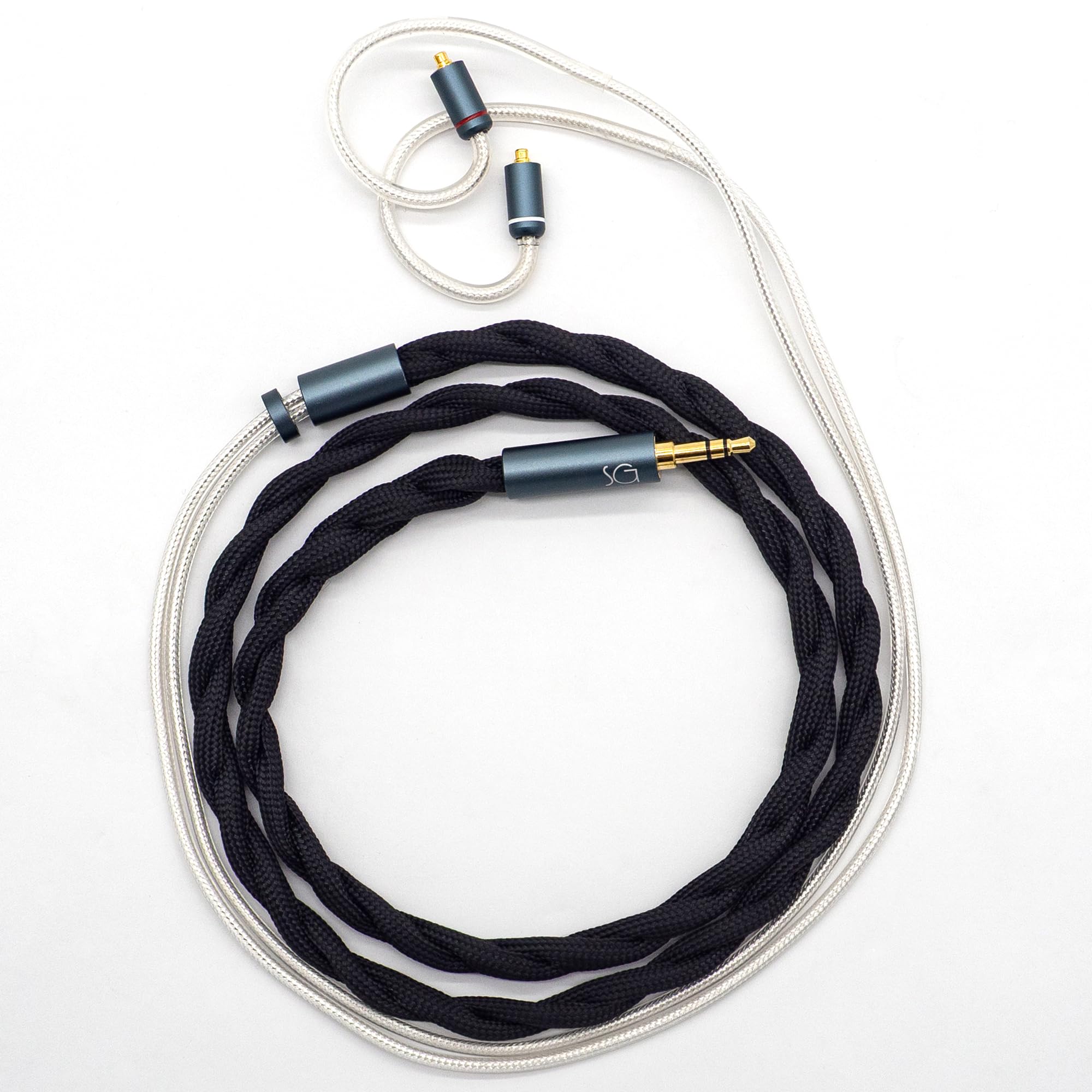 

SoundsGood Hyle Handmade 4N Pure Silver Single Crystal Earphone Upgrade Replacement Cable Recable, Enamel, Oxygen-Free Copper, High-Purity Copper,