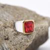 Men's/Women High Quality Stainless Steel Multiple Colors Gemstone Styles Golden Onyx Rings Jewelry