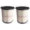 Replacement Cartridge Filter for Craftsman 9-38754 General Purpose for 5 To 20 Gallon 2Pc Vacuum Cleaner Filter