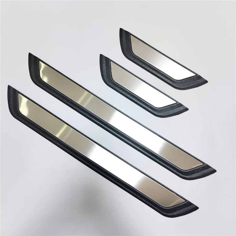For Nissan X-Trail T33 Qashqai J12 -2025 Door Sill Pedal Guards Trim Stainless Welcome Scuff Plate Protector Car Accessories
