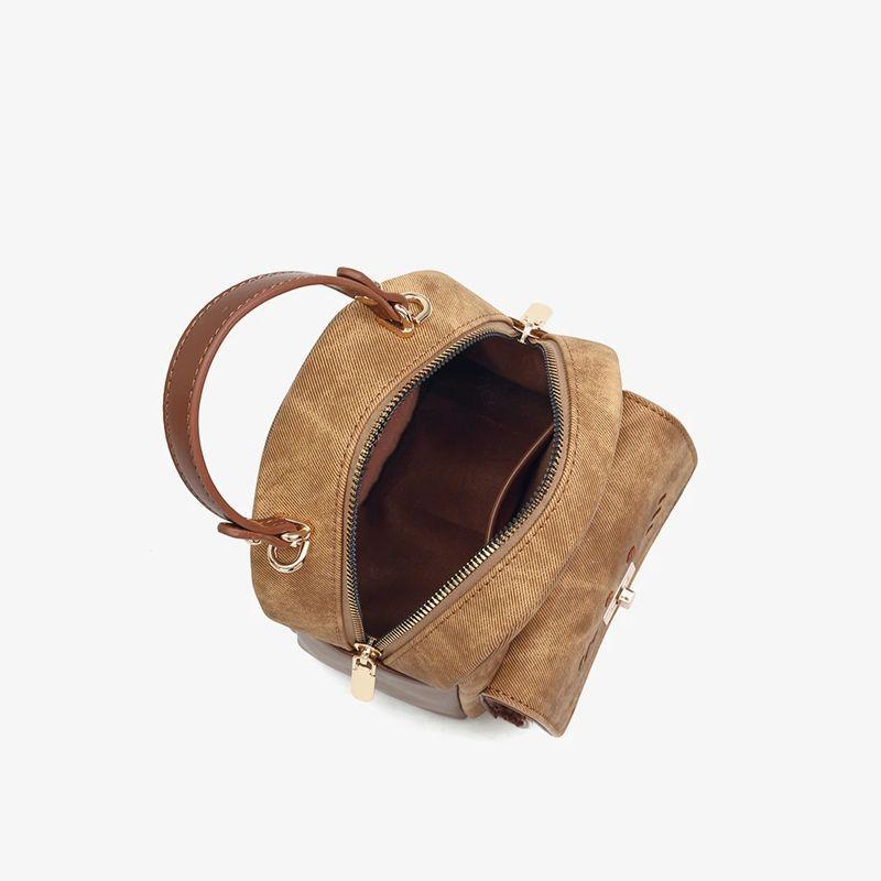 Women s new super fire advanced sense exquisite daily small backpack women s foreign style versatile Korean cute backpack хаки